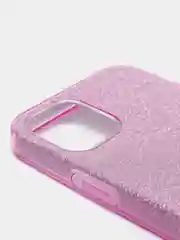 Сиреневый чехол блестящий iPhone 12 Mini