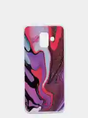 Тёмно-розовый чехол  SAMSUNG A6 2018