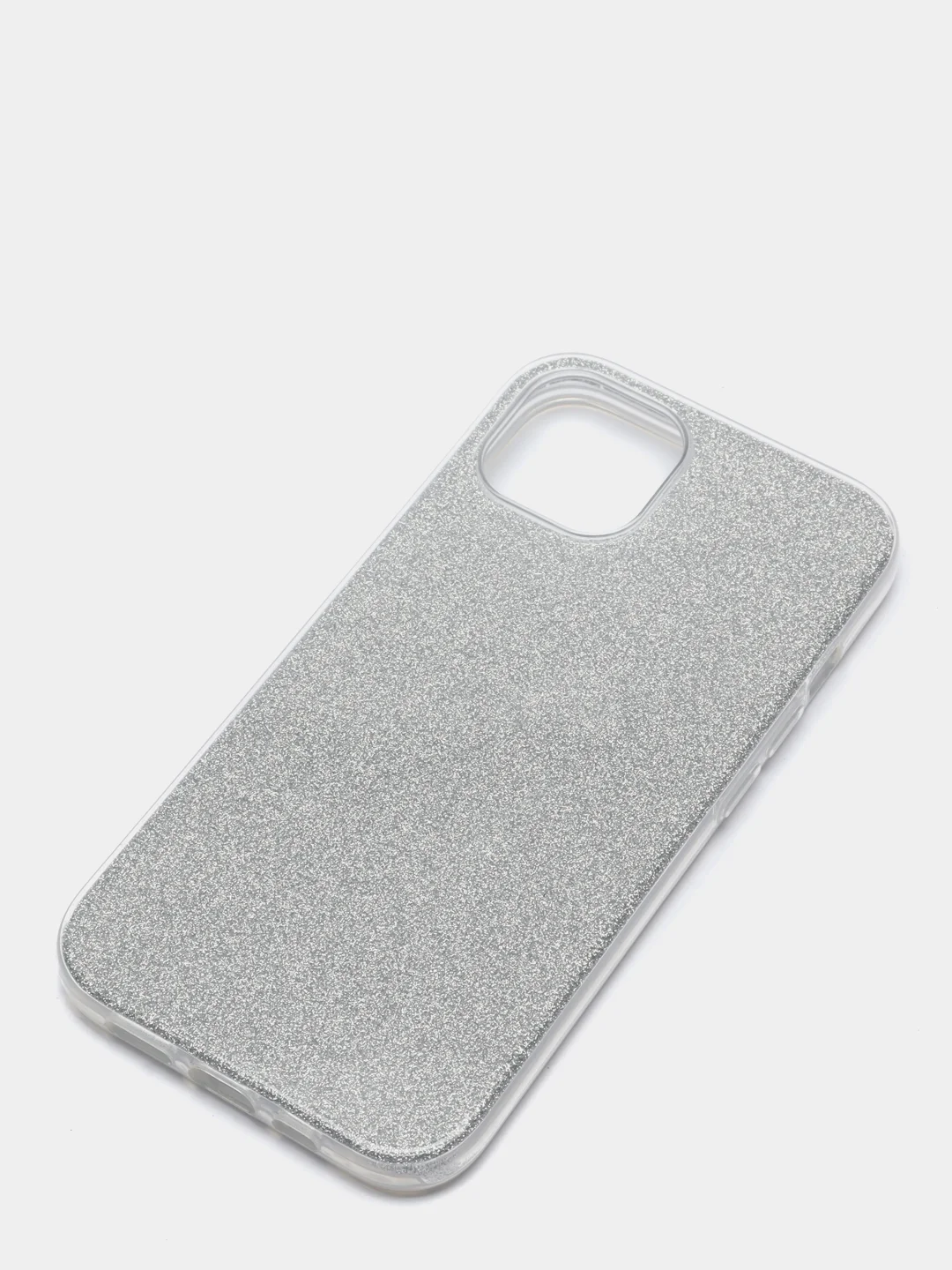 Серебряный чехол блестящий IPHONE 13
