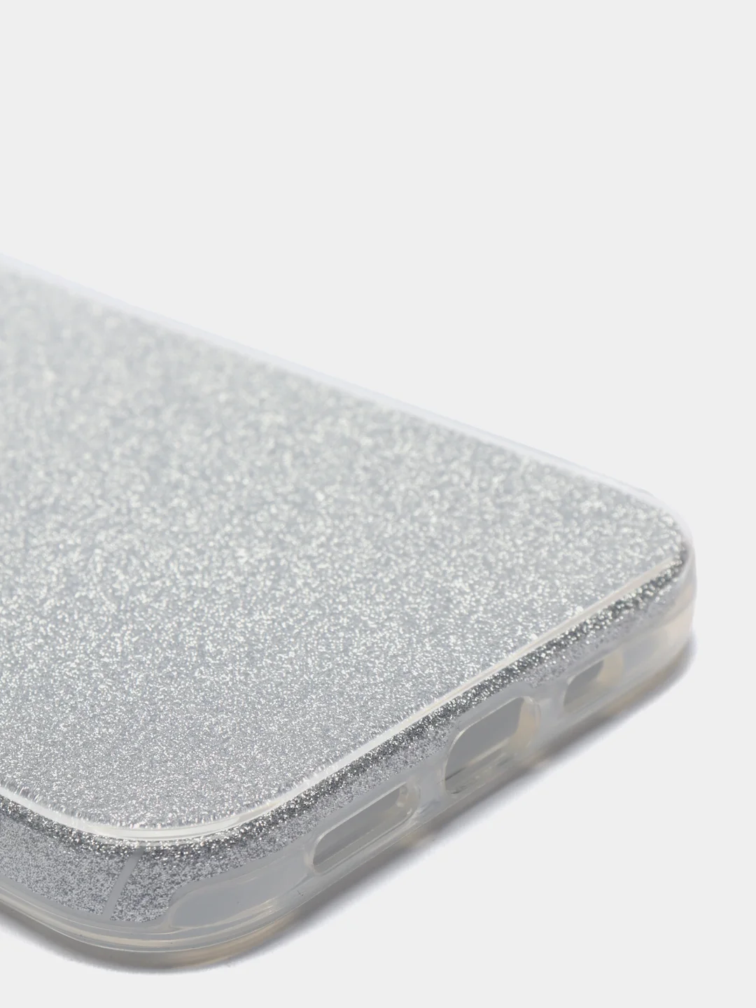 Серебряный чехол блестящий IPHONE 13