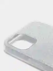 Серебряный чехол блестящий IPHONE 13