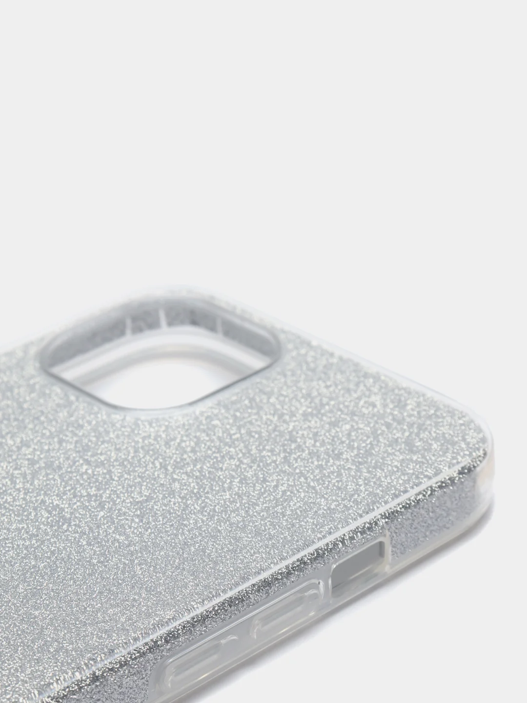 Серебряный чехол блестящий IPHONE 13