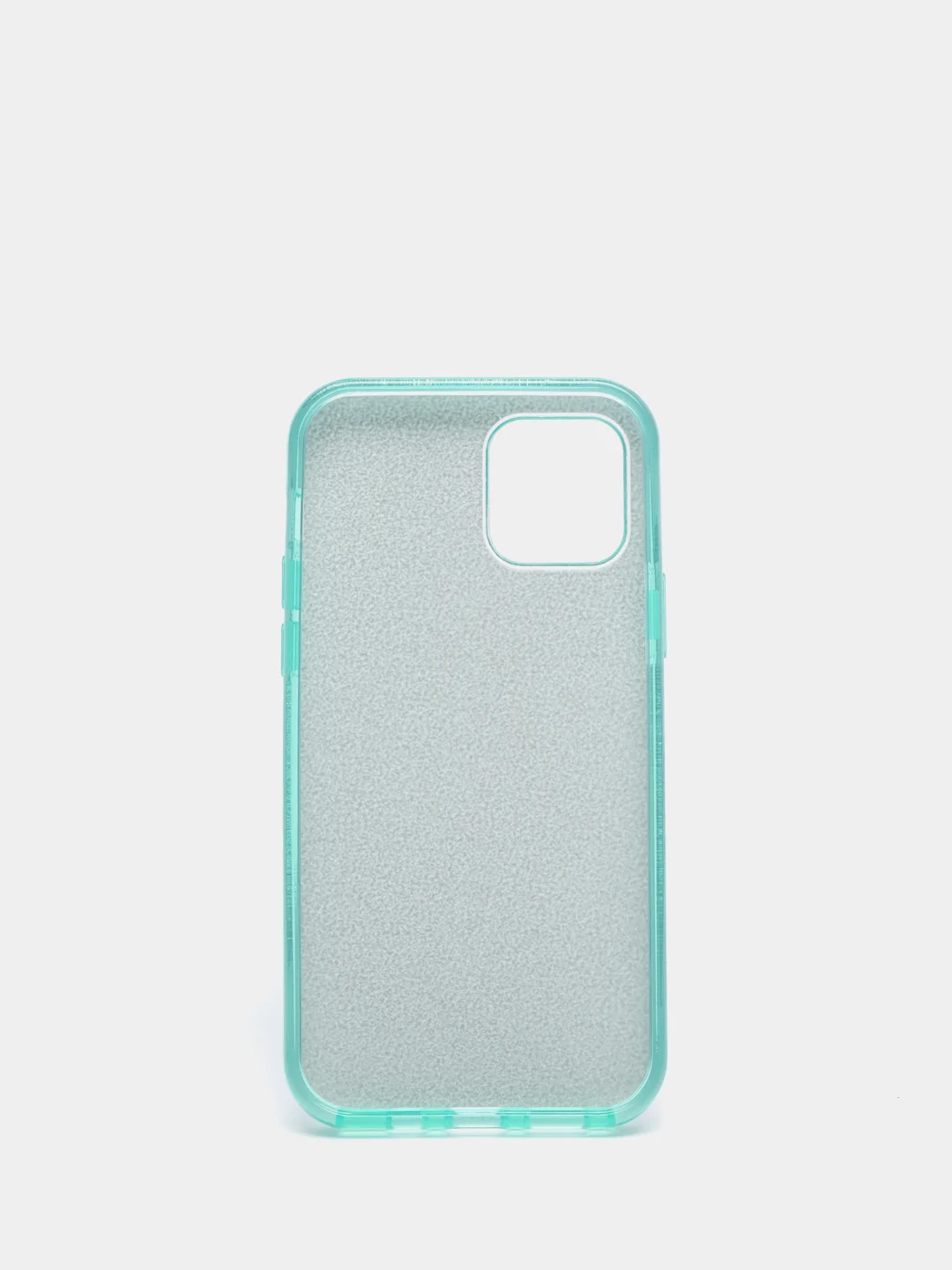Бирюзовый чехол блестящий iPhone 12, 12 Pro