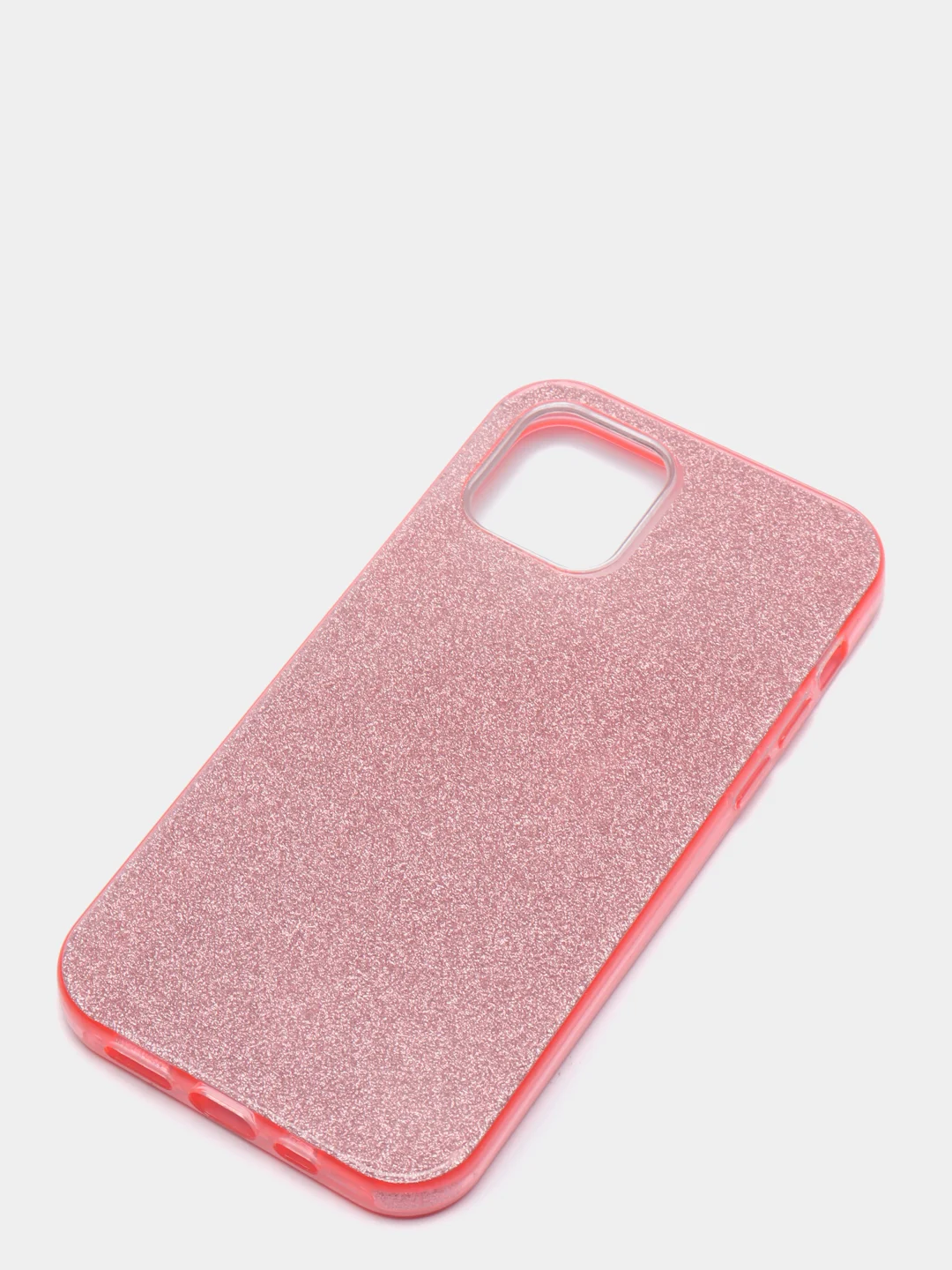 Розовый чехол блестящий iPhone 12, 12 Pro