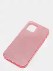 Розовый чехол блестящий iPhone 12, 12 Pro