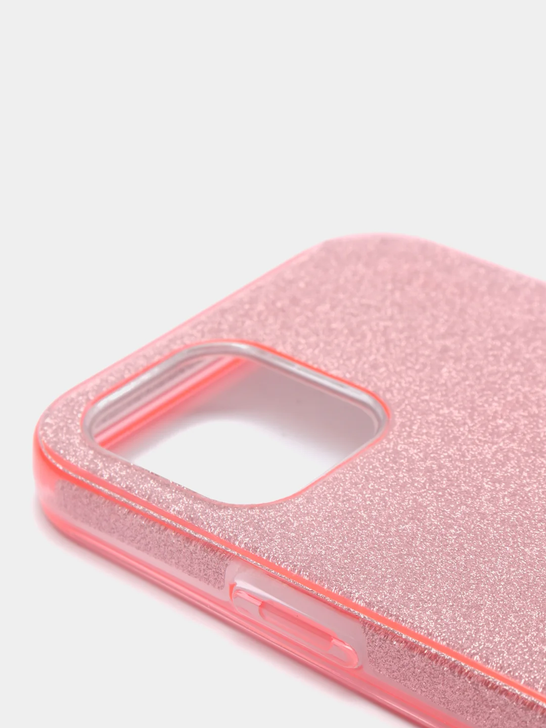 Розовый чехол блестящий iPhone 12, 12 Pro
