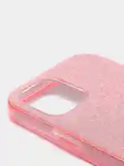 Розовый чехол блестящий iPhone 12, 12 Pro
