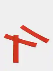 Клип-лента для пакетов, красная, 2 х 0,6 х 7,8, 5 см, 100 штук