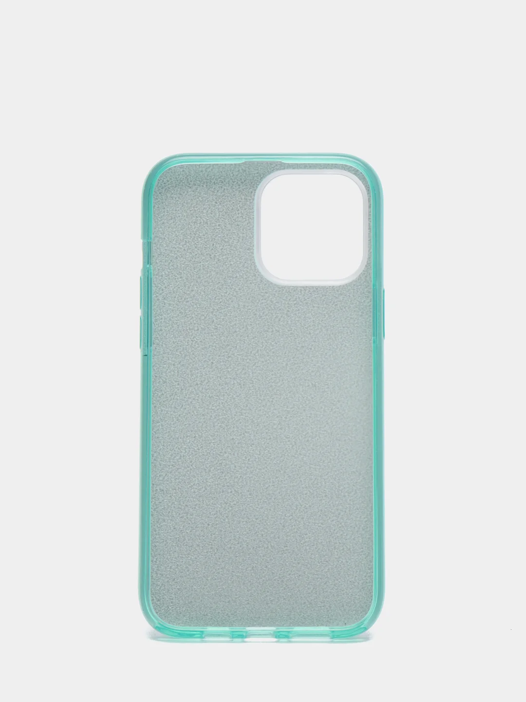 Бирюзовый чехол блестящий для iPhone 13 Pro Max