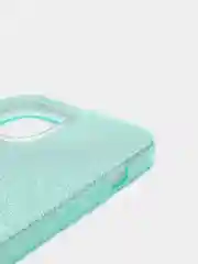 Бирюзовый чехол блестящий для iPhone 13 Pro Max