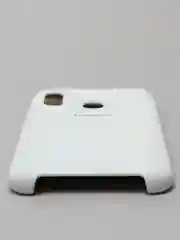 Белый чехол с бархатом внутри Samsung A20 / A30