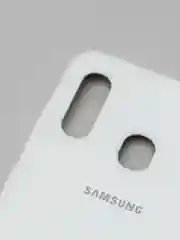 Белый чехол с бархатом внутри Samsung A20 / A30