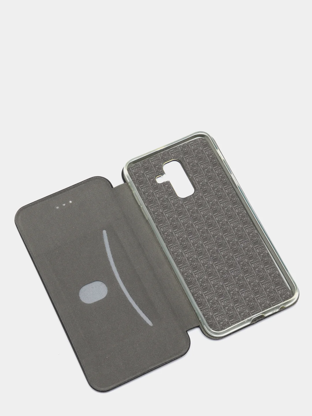 Угольный чехол книжка SAMSUNG A6 PLUS / A6 2018 +