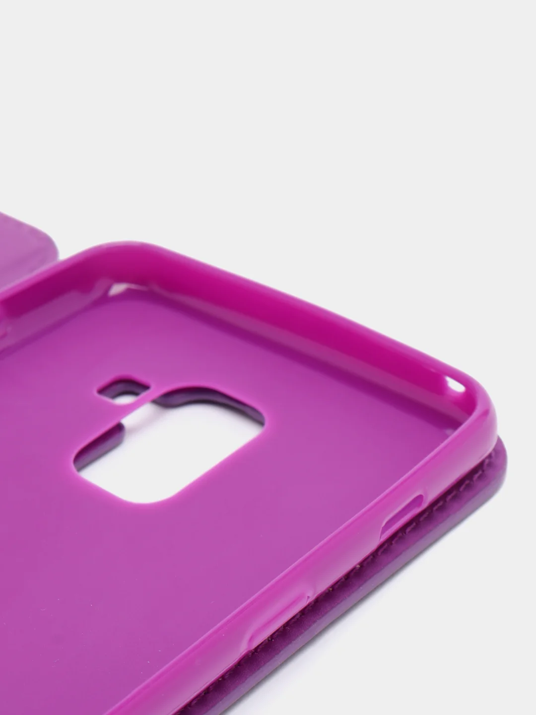 Фиолетовый чехол книжка SAMSUNG A8 2018