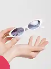 Белый солнцезащитные очки, женские