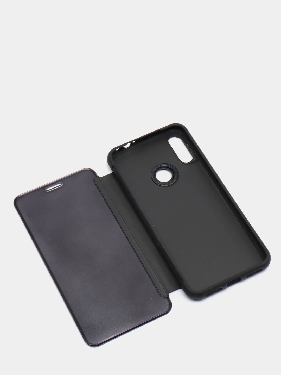 Хром чехол-книжка для Redmi Note 7