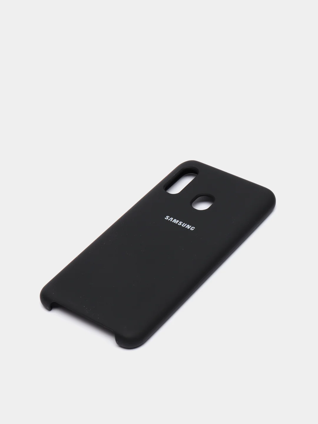 Черный чехол с бархатом внутри Samsung A20 / A30