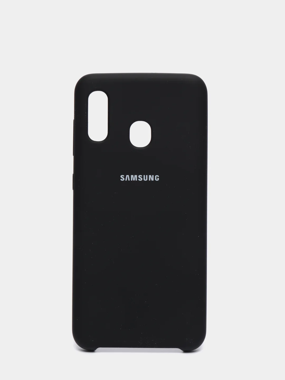 Черный чехол с бархатом внутри Samsung A20 / A30