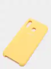 Желтый чехол с бархатом внутри Samsung A20 / A30