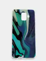 Тёмно-бирюзовый чехол  SAMSUNG A6 2018