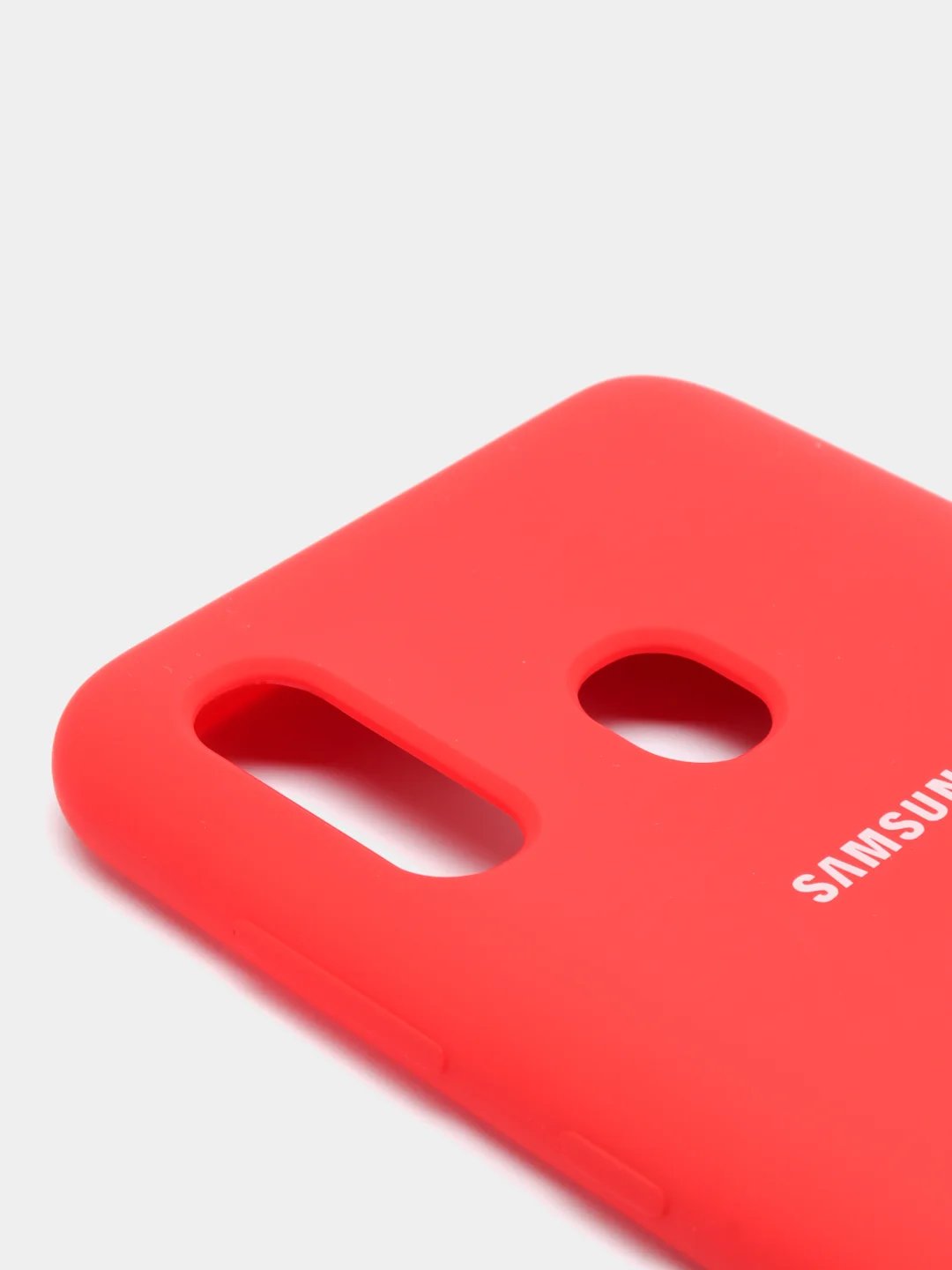 Красный чехол с бархатом внутри Samsung A20 / A30