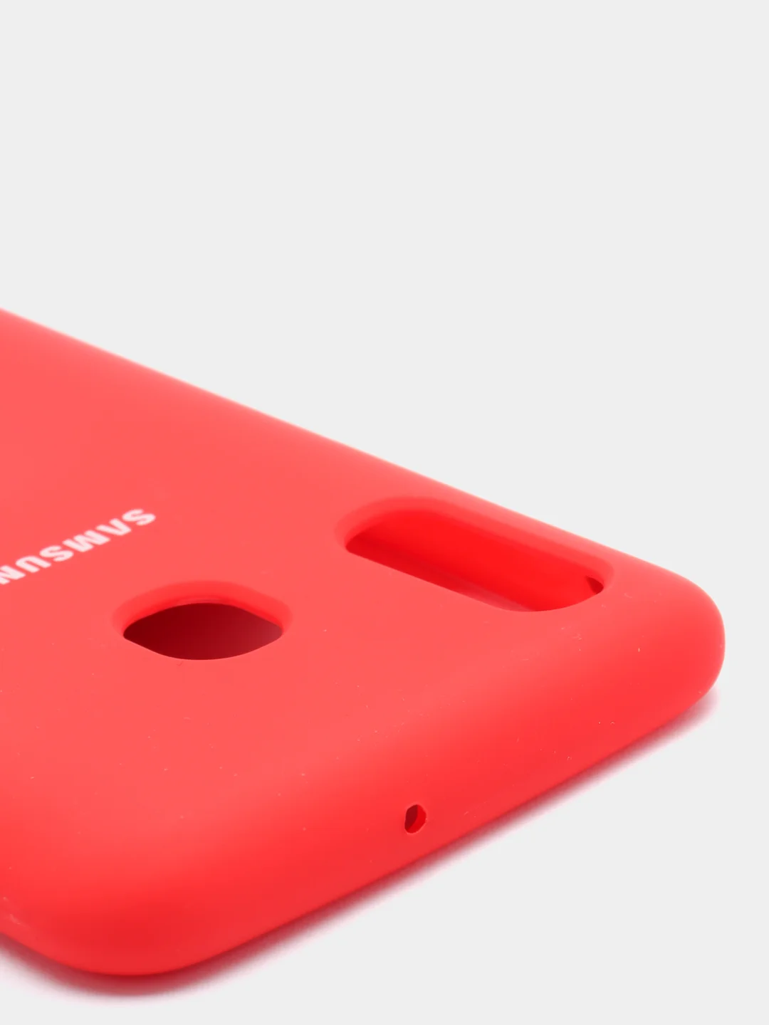 Красный чехол с бархатом внутри Samsung A20 / A30