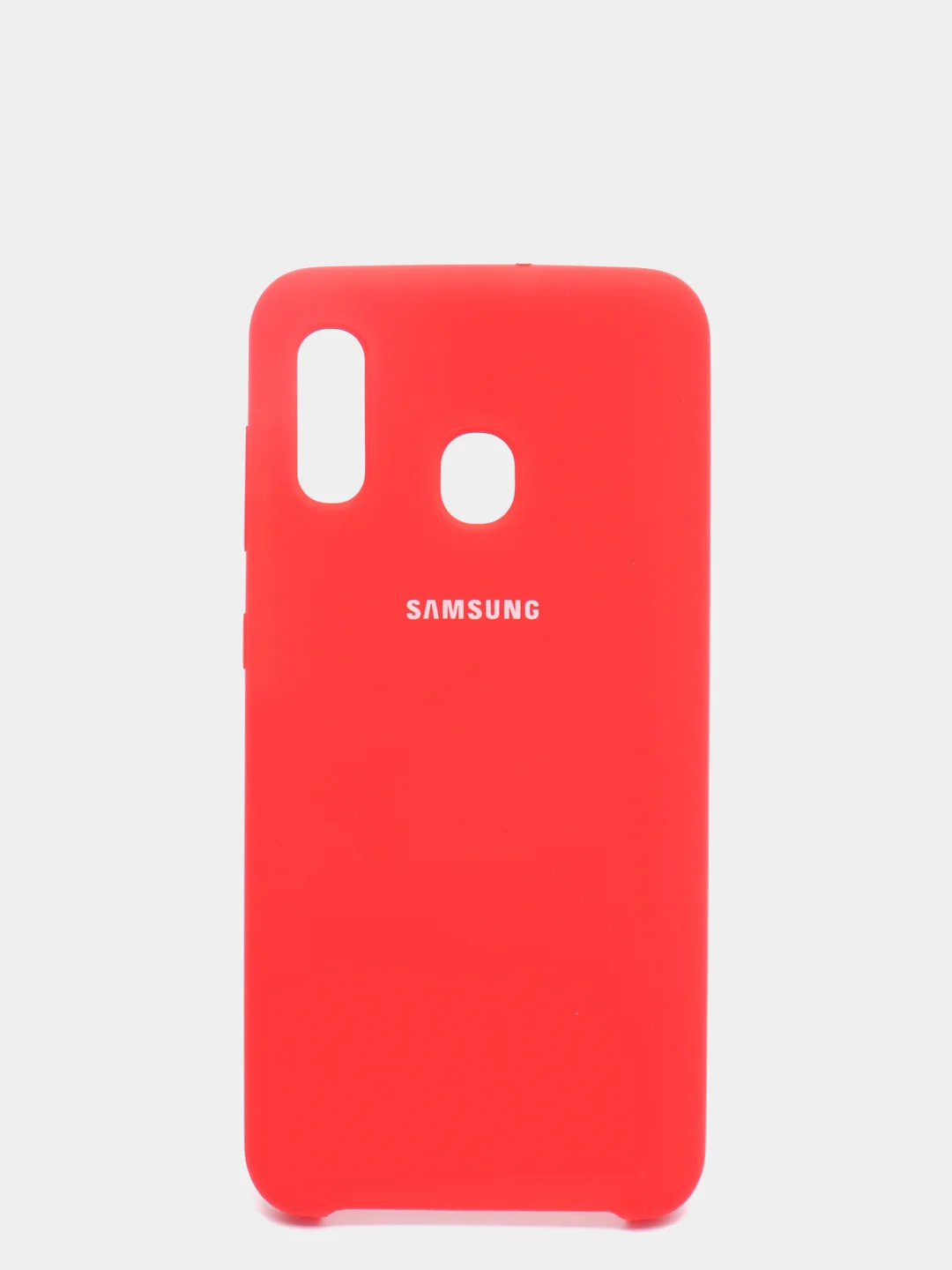 Красный чехол с бархатом внутри Samsung A20 / A30
