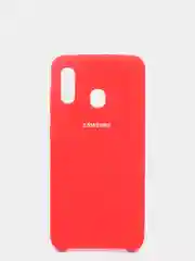 Красный чехол с бархатом внутри Samsung A20 / A30
