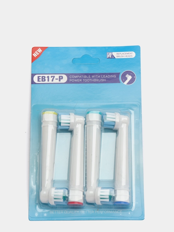 Сменные насадки средней жесткости для электрической зубной щетки Oral-B орал би 4 шт