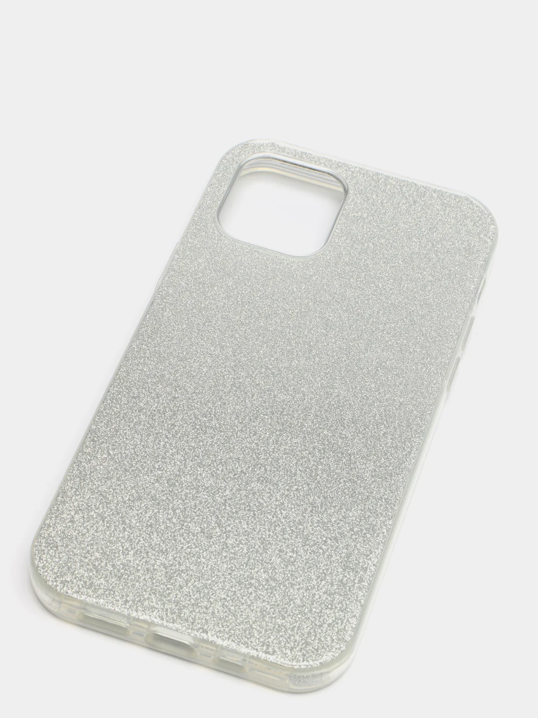 Серебряный чехол блестящий iPhone 12, 12 Pro