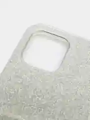 Серебряный чехол блестящий iPhone 12, 12 Pro