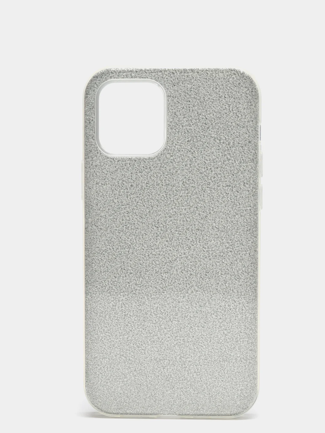 Серебряный чехол блестящий iPhone 12, 12 Pro