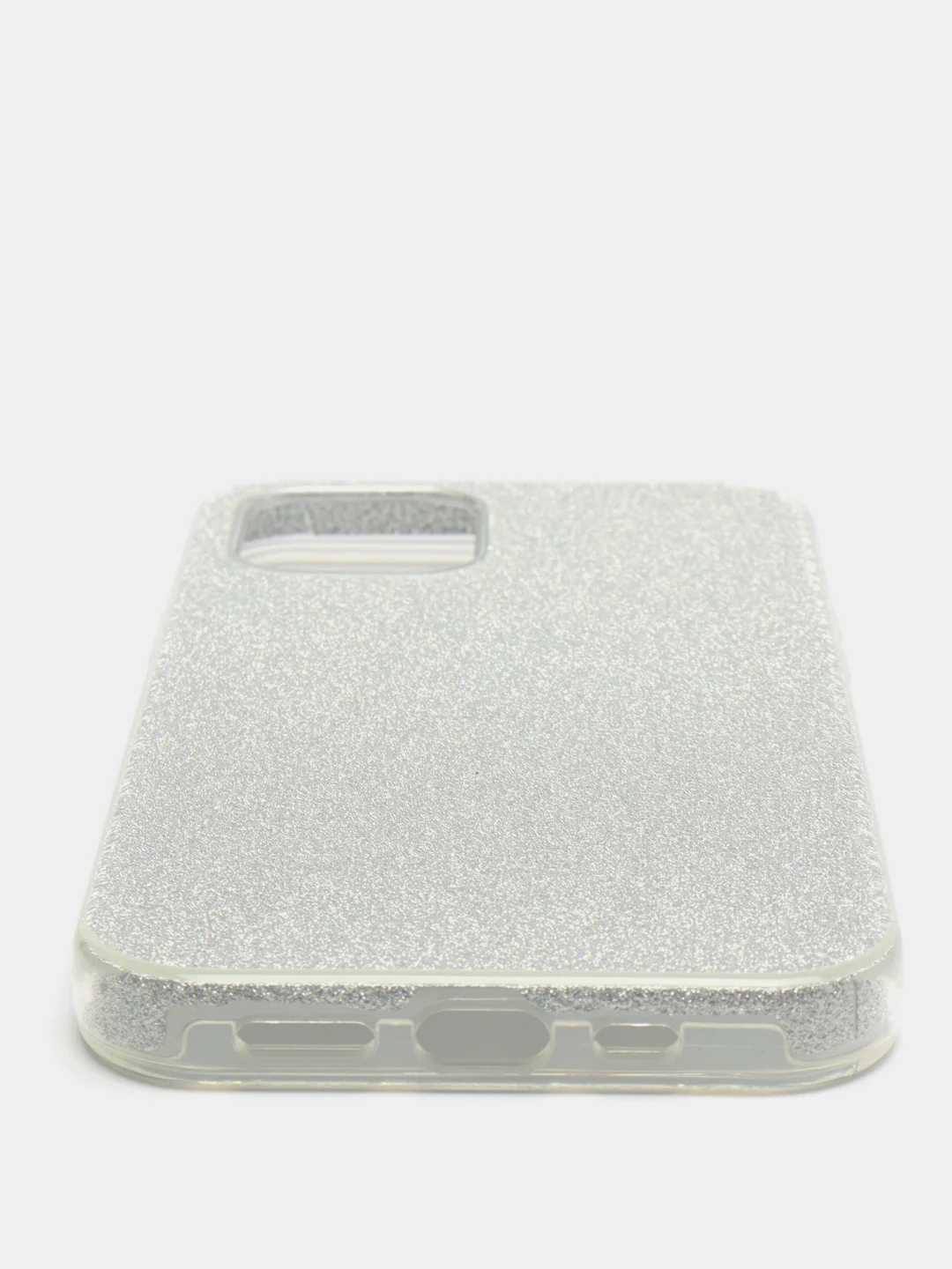 Серебряный чехол блестящий iPhone 12, 12 Pro