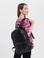 Угольный рюкзак унисекс из экокожи