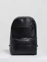 Угольный рюкзак унисекс из экокожи