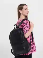 Угольный рюкзак унисекс из экокожи
