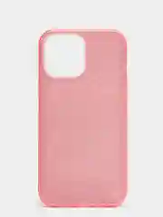 Розовый чехол блестящий для iPhone 13 Pro Max