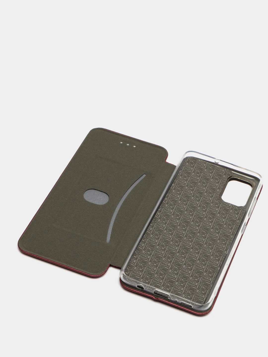 Бордовый чехол книжка SAMSUNG A51