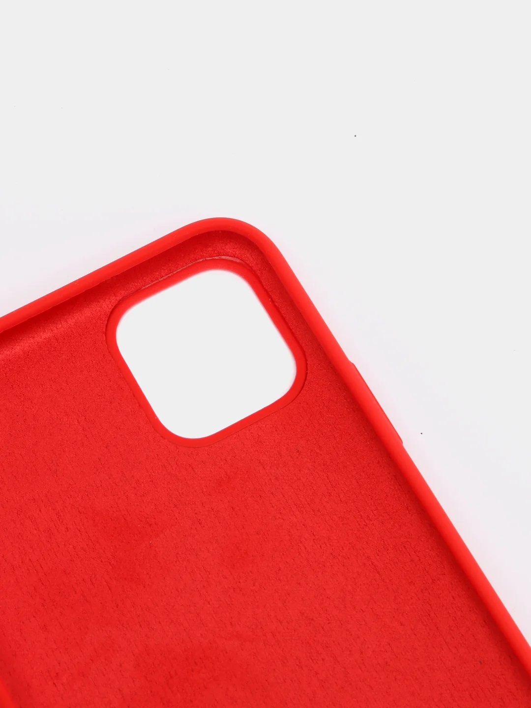 Красный чехол для iPhone 11 Pro Max, силиконовый
