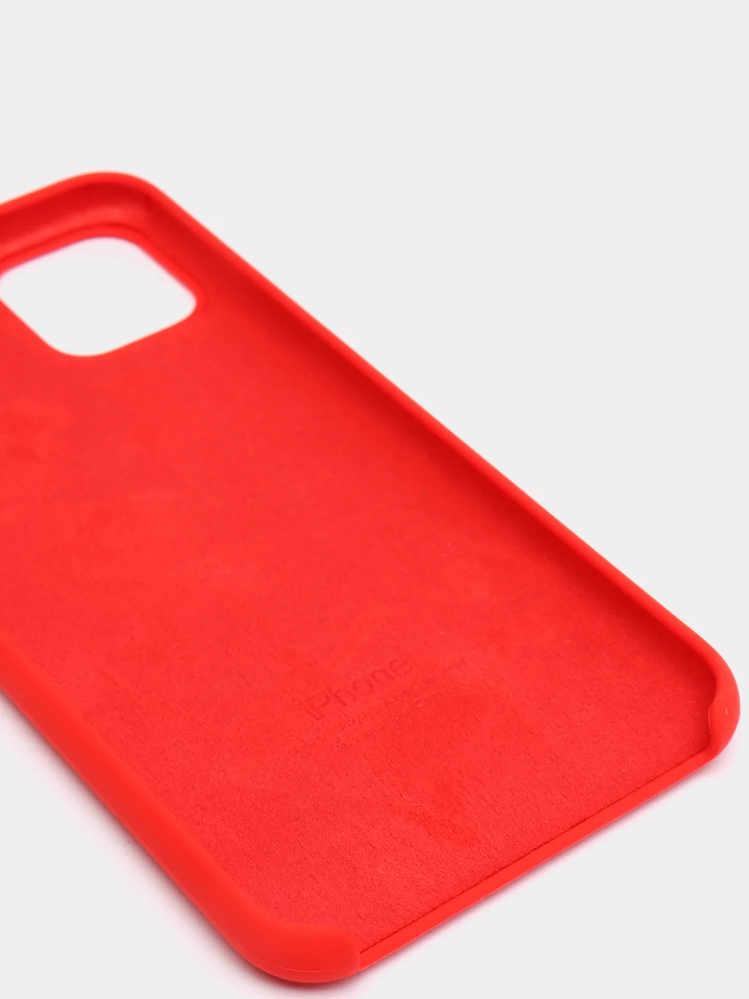 Красный чехол для iPhone 11 Pro Max, силиконовый