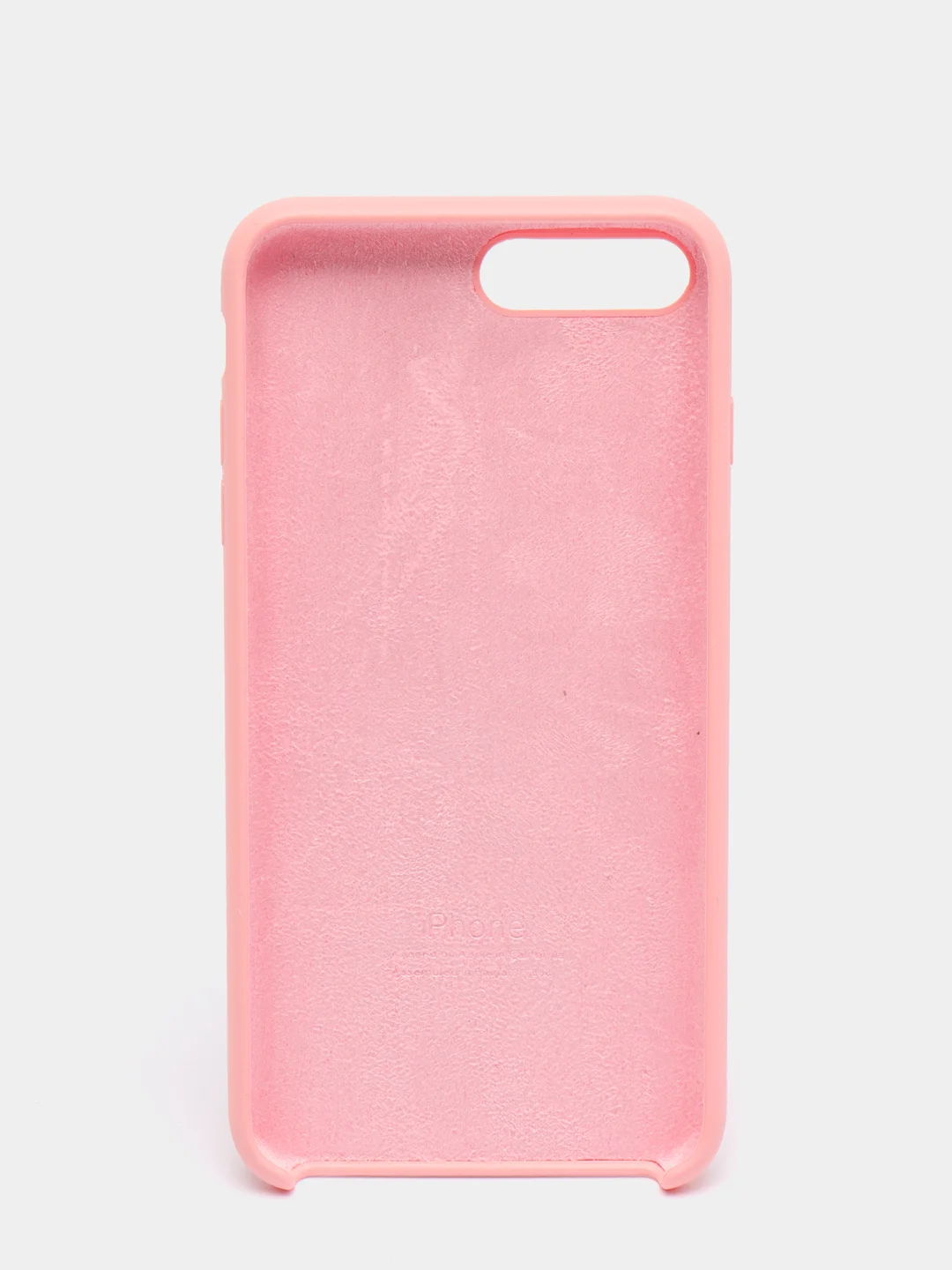 Пудровый силиконовый чехол для iPhone 7/8 Plus