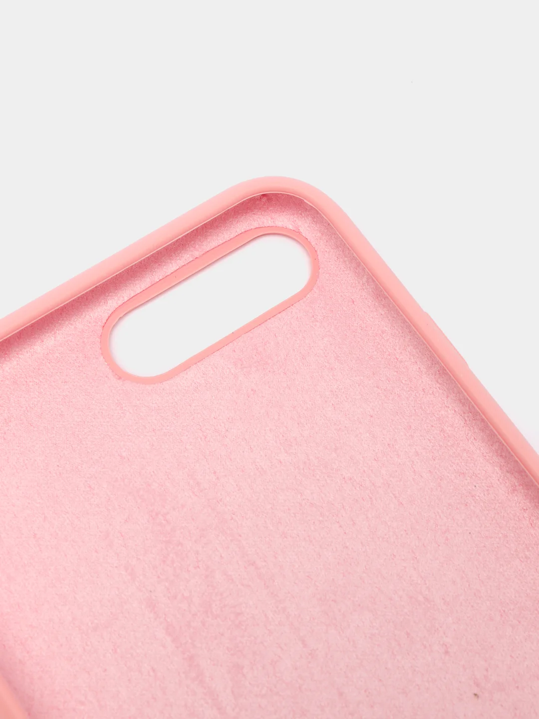 Пудровый силиконовый чехол для iPhone 7/8 Plus