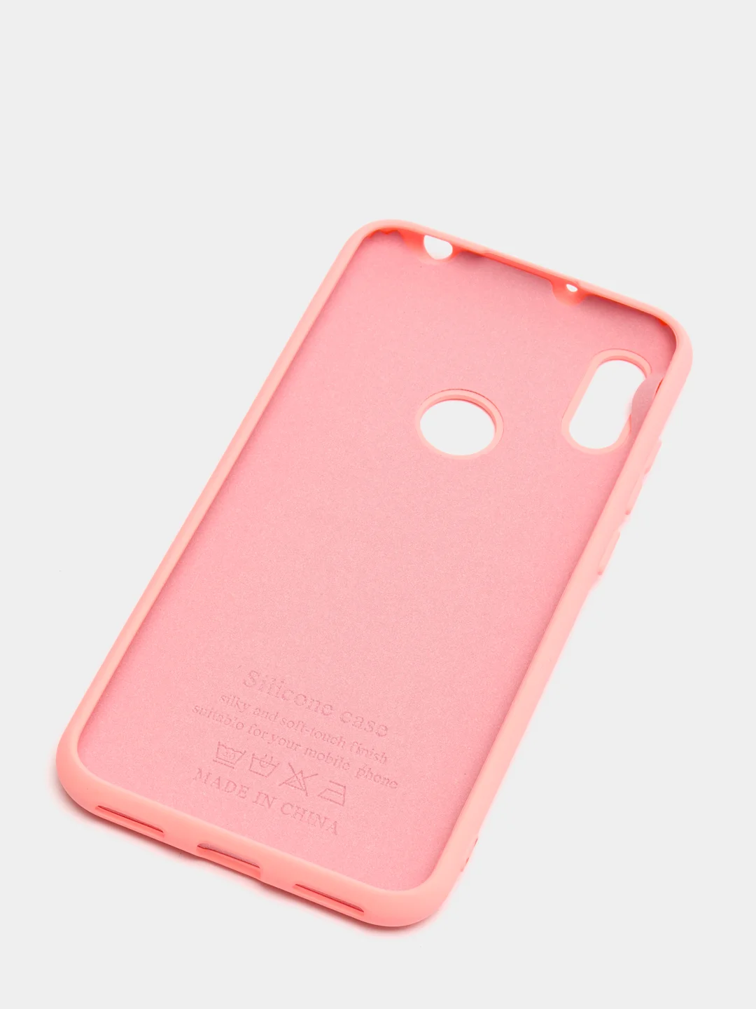 Розовый чехол Huawei Honor 8A, Y6 2019, с бархатом внутри