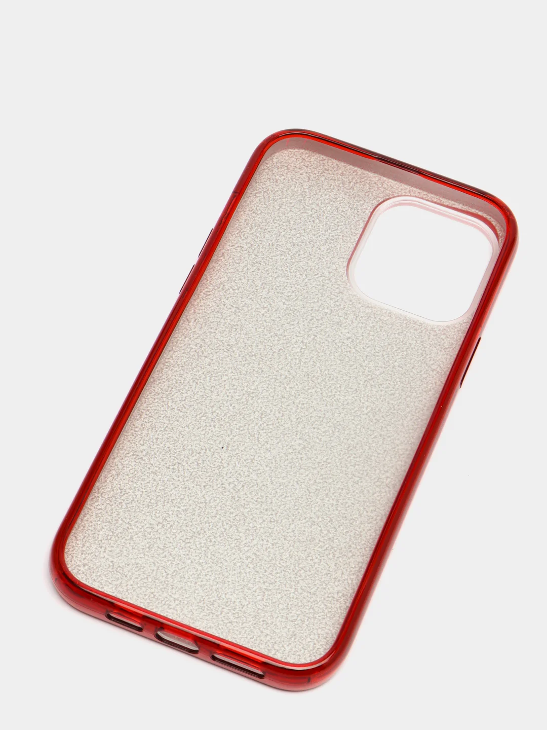 Красный чехол блестящий для iPhone 13 Pro Max