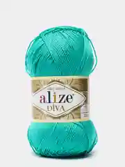 Тёмно-бирюзовый пряжа Alize Diva 100% Микрофибра 100г 350м