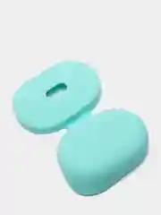 Бирюзовый чехол силиконовый для беспроводных наушников Xiaomi Redmi AirDots / AirDots 2