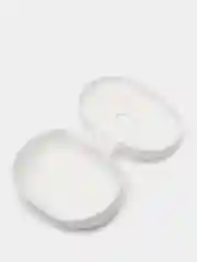 Белый чехол силиконовый для беспроводных наушников Xiaomi Redmi AirDots / AirDots 2