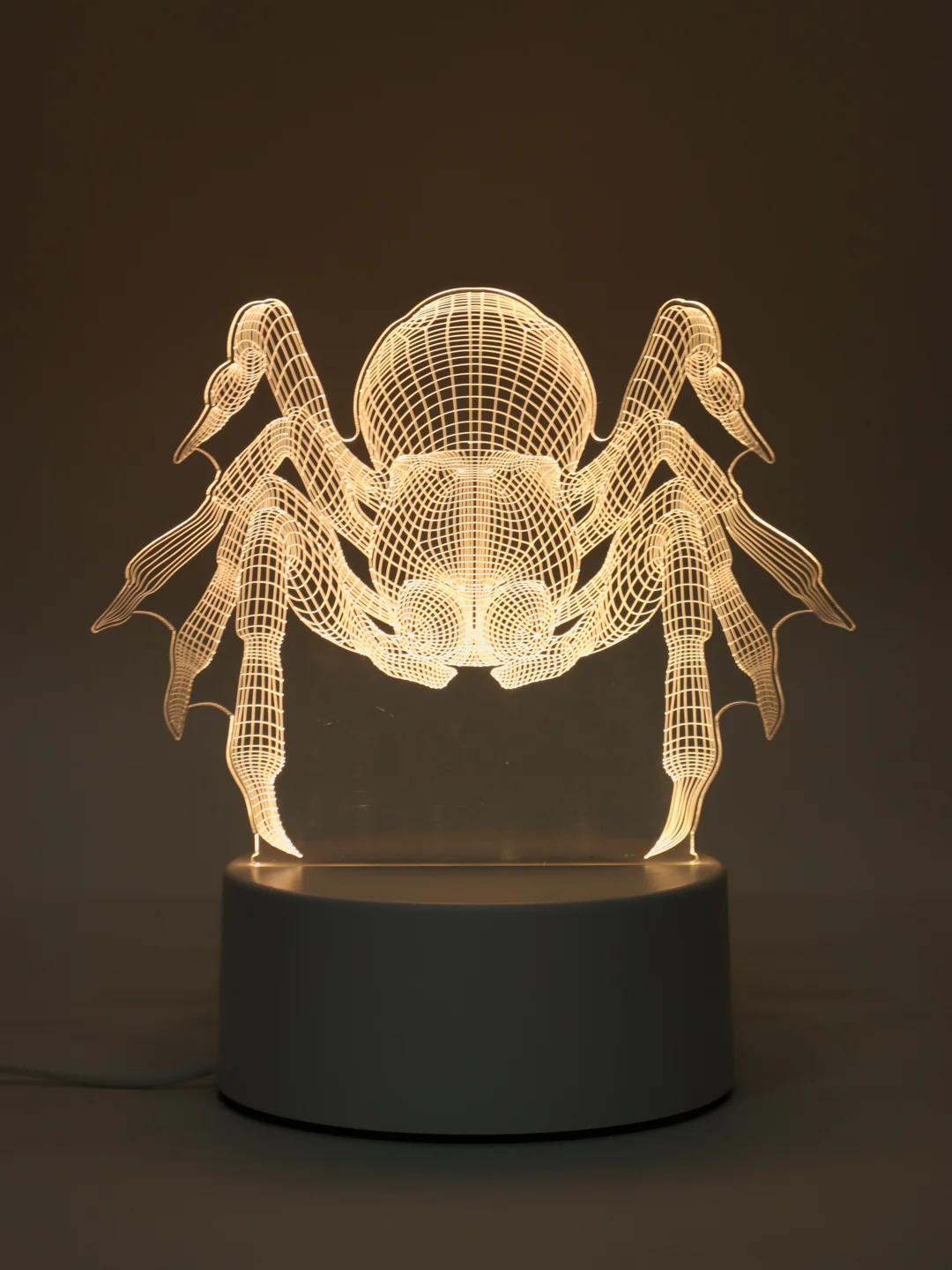 Бронзовый светильник-ночник 3D светодиодный LED, подарок