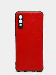Алый чехол Samsung Galaxy A02, Самсунг Галакси А02 из эко кожи Baseus