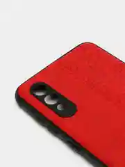 Алый чехол Samsung Galaxy A02, Самсунг Галакси А02 из эко кожи Baseus